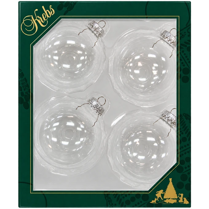 Clear Glass Baubles