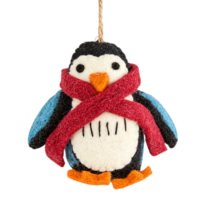 Felt Penguin Hanging Decoration